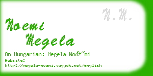 noemi megela business card